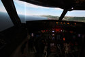 FSC 737NG Simulator projection internal cockpit 1